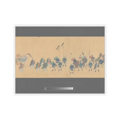 Hishikawa School - Daimyo Procession to Edo - ca. 1700 v14 - STICKER Vinyl Kiss-Cut Decal