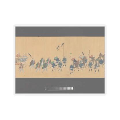 Hishikawa School - Daimyo Procession to Edo - ca. 1700 v14 - STICKER Vinyl Kiss-Cut Decal