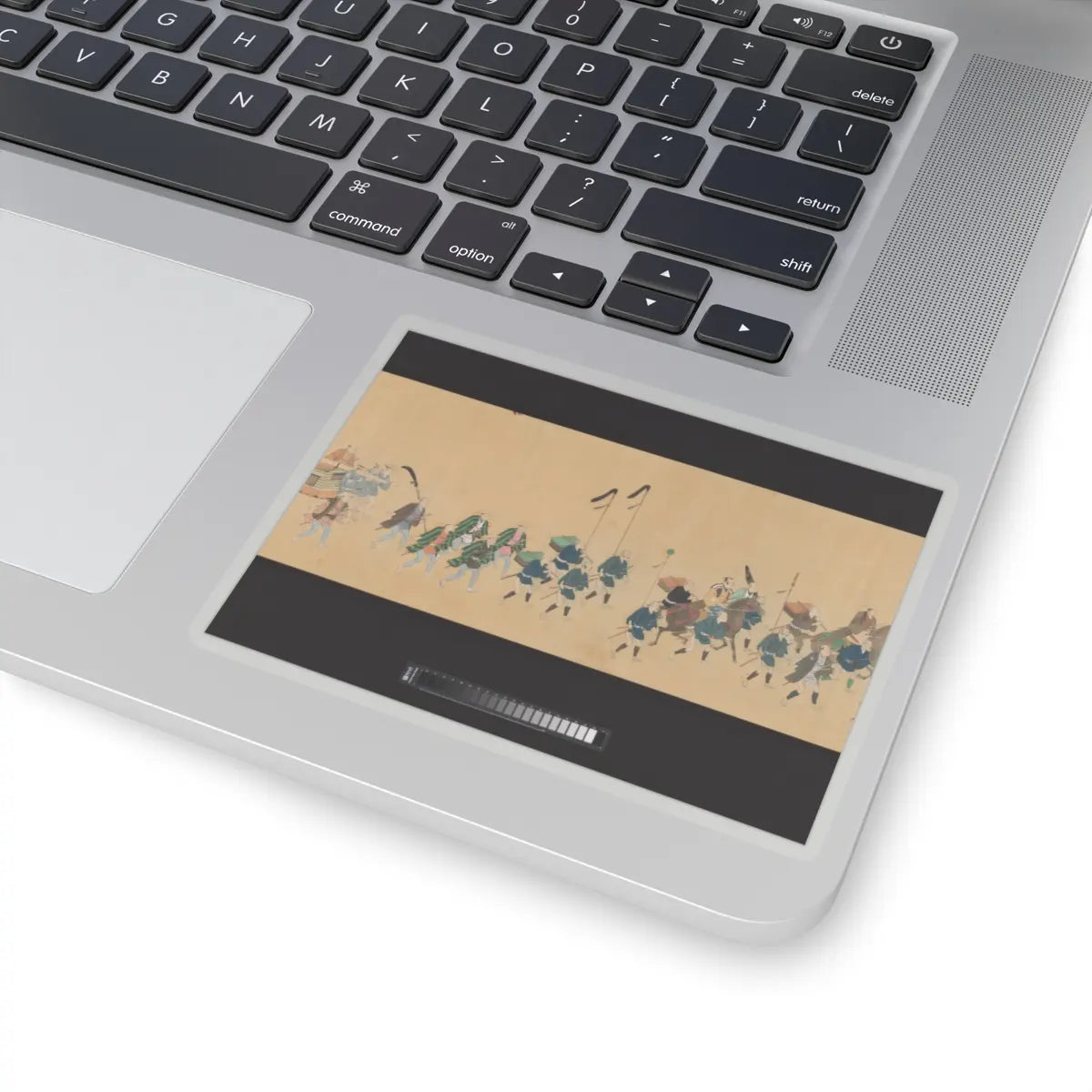 Hishikawa School - Daimyo Procession to Edo - ca. 1700 v14 - STICKER Vinyl Kiss-Cut Decal