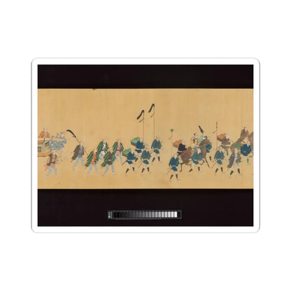 Hishikawa School - Daimyo Procession to Edo - ca. 1700 v14 - STICKER Vinyl Kiss-Cut Decal
