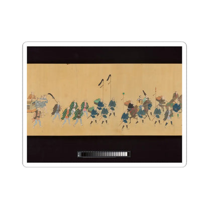 Hishikawa School - Daimyo Procession to Edo - ca. 1700 v14 - STICKER Vinyl Kiss-Cut Decal