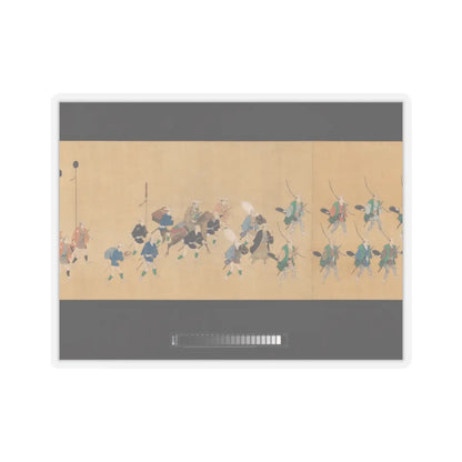 Hishikawa School - Daimyo Procession to Edo - ca. 1700 v5 - STICKER Vinyl Kiss-Cut Decal