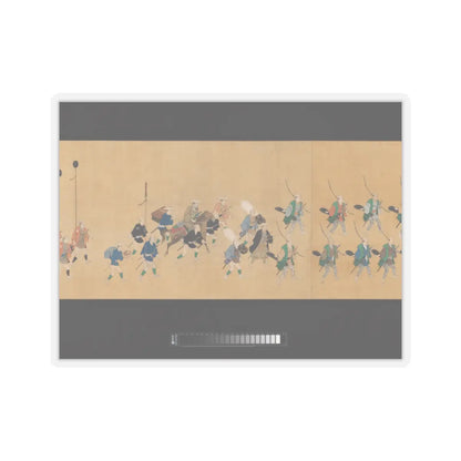 Hishikawa School - Daimyo Procession to Edo - ca. 1700 v5 - STICKER Vinyl Kiss-Cut Decal
