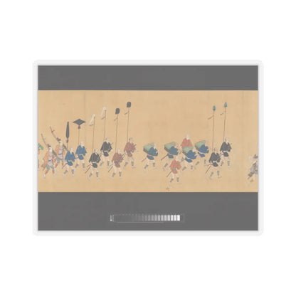 Hishikawa School - Daimyo Procession to Edo - ca. 1700 v8 - STICKER Vinyl Kiss-Cut Decal