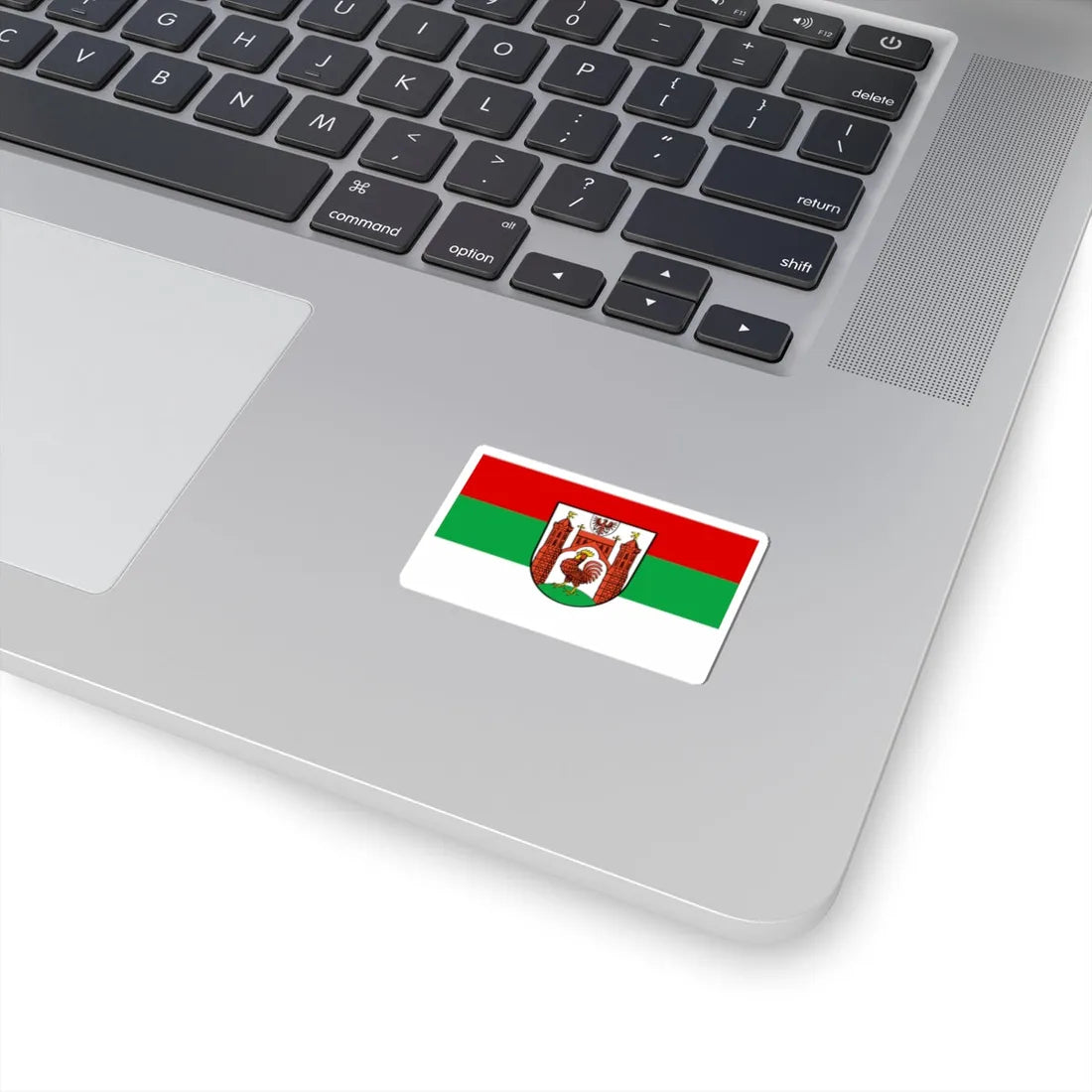 Hissflagge der Stadt Frankfurt an der Oder (Germany) STICKER Vinyl Kiss-Cut Decal - The Sticker Space