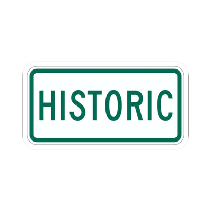 Historic plate Vermont (Vermont) (Road Sign) STICKER Vinyl Kiss-Cut Decal 2 Inch White - The Sticker Space