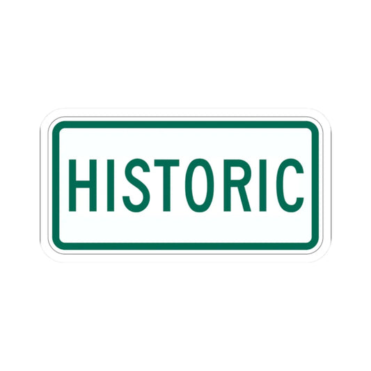 Historic plate Vermont (Vermont) (Road Sign) STICKER Vinyl Kiss-Cut Decal 2 Inch White - The Sticker Space
