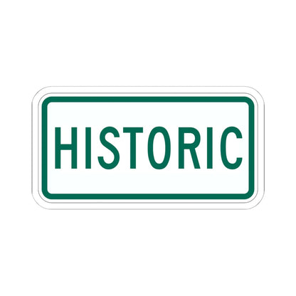 Historic plate Vermont (Vermont) (Road Sign) STICKER Vinyl Kiss-Cut Decal 6 Inch White - The Sticker Space