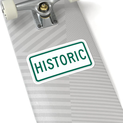 Historic plate Vermont (Vermont) (Road Sign) STICKER Vinyl Kiss-Cut Decal - The Sticker Space