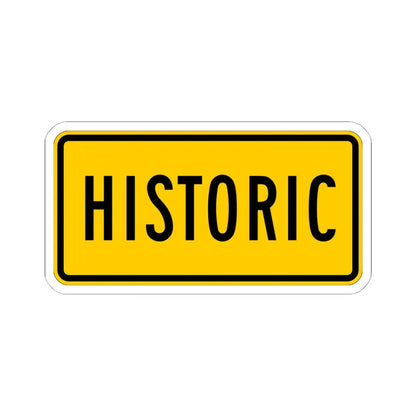 Historic plate Wyoming (Wyoming) (Road Sign) STICKER Vinyl Kiss-Cut Decal 6 Inch White - The Sticker Space