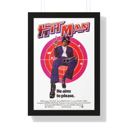 HIT MAN 1972 - Framed Movie Poster-16″ x 24″-The Sticker Space