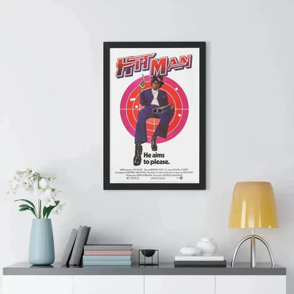HIT MAN 1972 - Framed Movie Poster - The Sticker Space