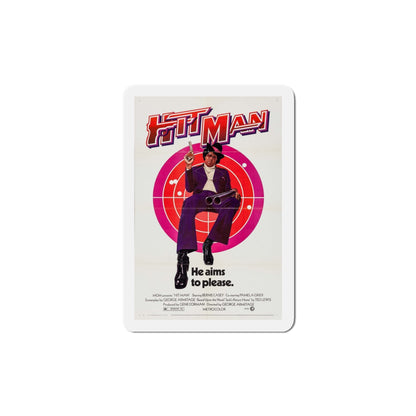 Hit Man 1972 Movie Poster Die-Cut Magnet-5 Inch-The Sticker Space