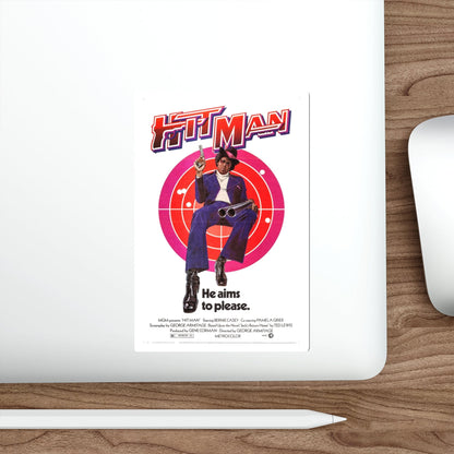 HIT MAN 1972 Movie Poster STICKER Vinyl Die-Cut Decal-The Sticker Space