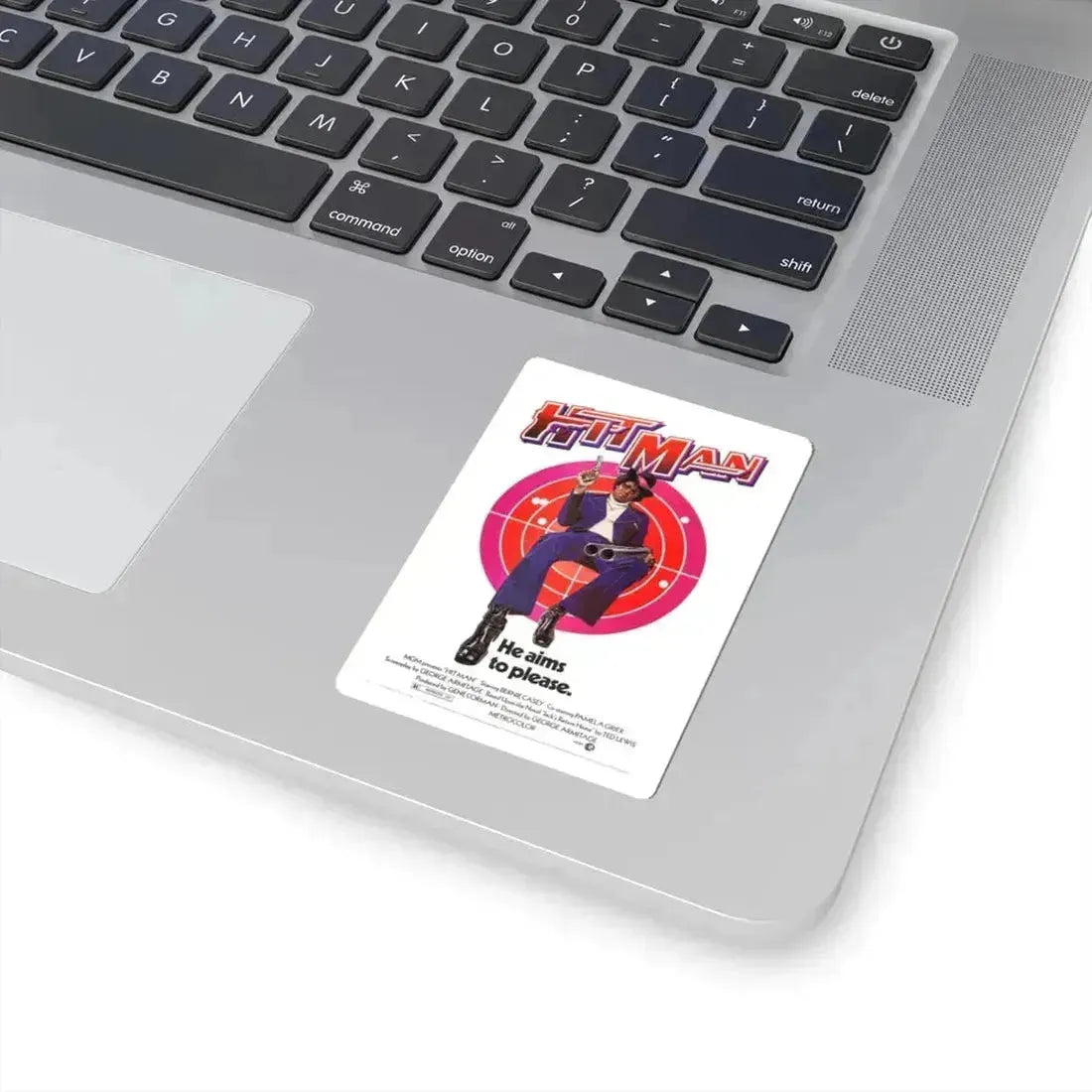 HIT MAN 1972 Movie Poster - STICKER Vinyl Kiss-Cut Decal - The Sticker Space