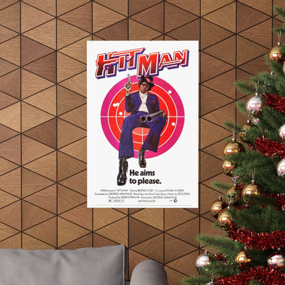 HIT MAN 1972 - Paper Movie Poster-The Sticker Space