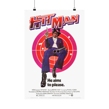 HIT MAN 1972 - Paper Movie Poster-16″ x 24″-The Sticker Space