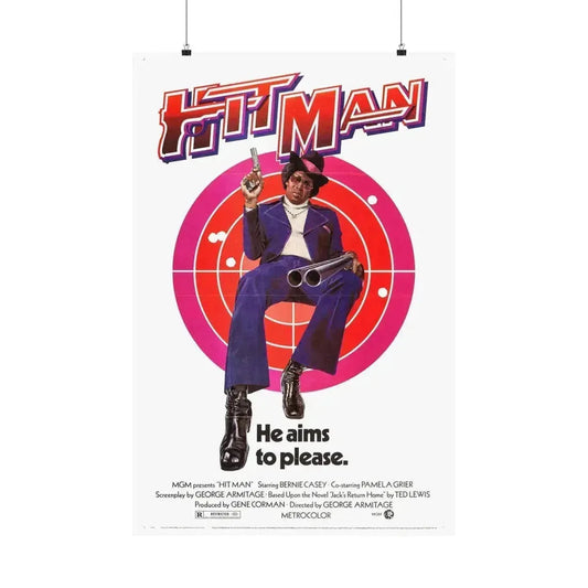 HIT MAN 1972 - Paper Movie Poster 24″ x 36″ Matte - The Sticker Space