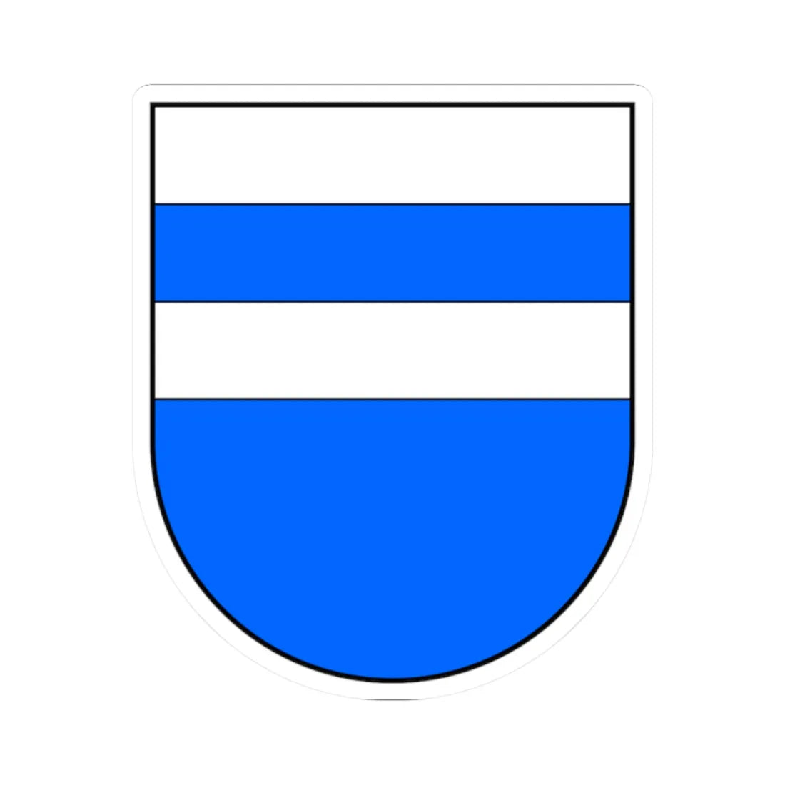 Hlohovec CoA (Slovakia) (Coat of Arms) STICKER Vinyl Kiss-Cut Decal 2 Inch White - The Sticker Space