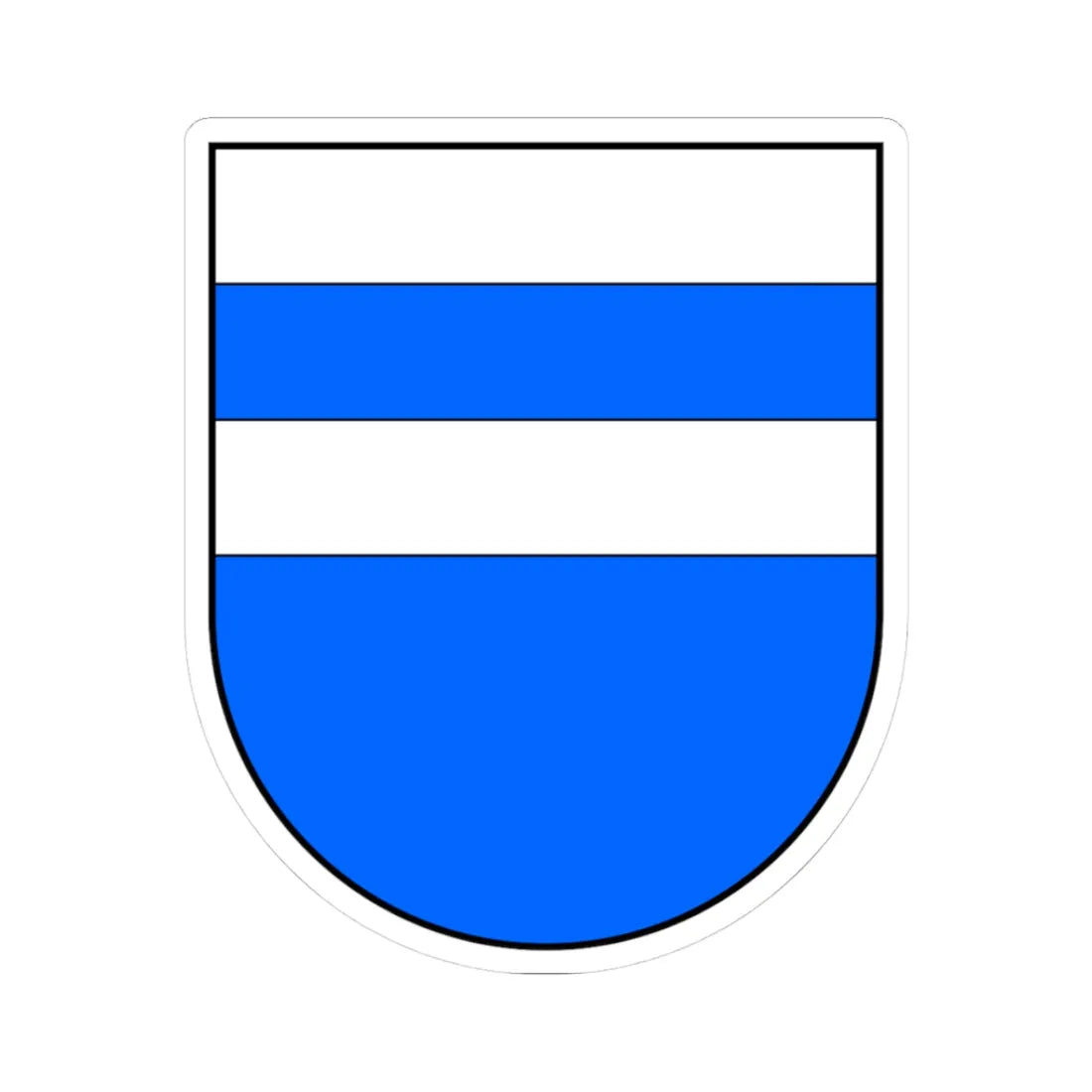 Hlohovec CoA (Slovakia) (Coat of Arms) STICKER Vinyl Kiss-Cut Decal 3 Inch White - The Sticker Space