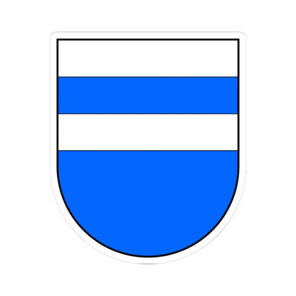 Hlohovec CoA (Slovakia) (Coat of Arms) STICKER Vinyl Kiss-Cut Decal 3 Inch White - The Sticker Space