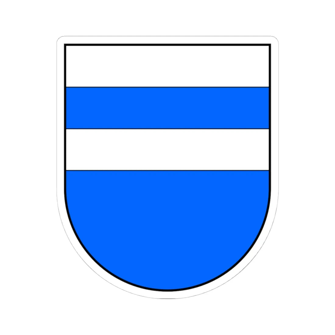 Hlohovec CoA (Slovakia) (Coat of Arms) STICKER Vinyl Kiss-Cut Decal 4 Inch White - The Sticker Space