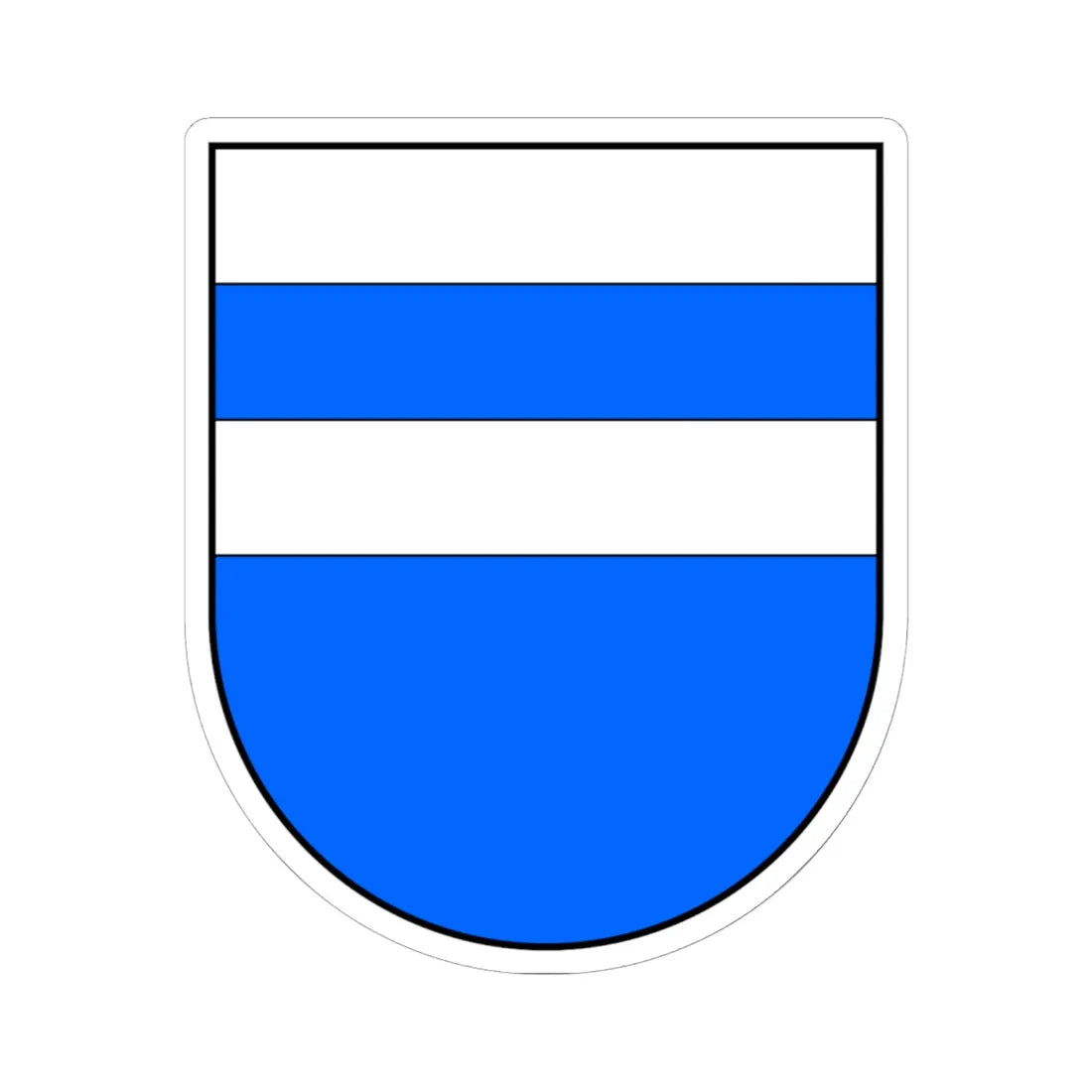 Hlohovec CoA (Slovakia) (Coat of Arms) STICKER Vinyl Kiss-Cut Decal 6 Inch White - The Sticker Space