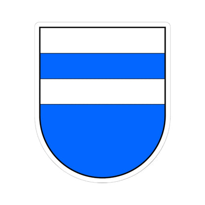 Hlohovec CoA (Slovakia) (Coat of Arms) STICKER Vinyl Kiss-Cut Decal 6 Inch White - The Sticker Space