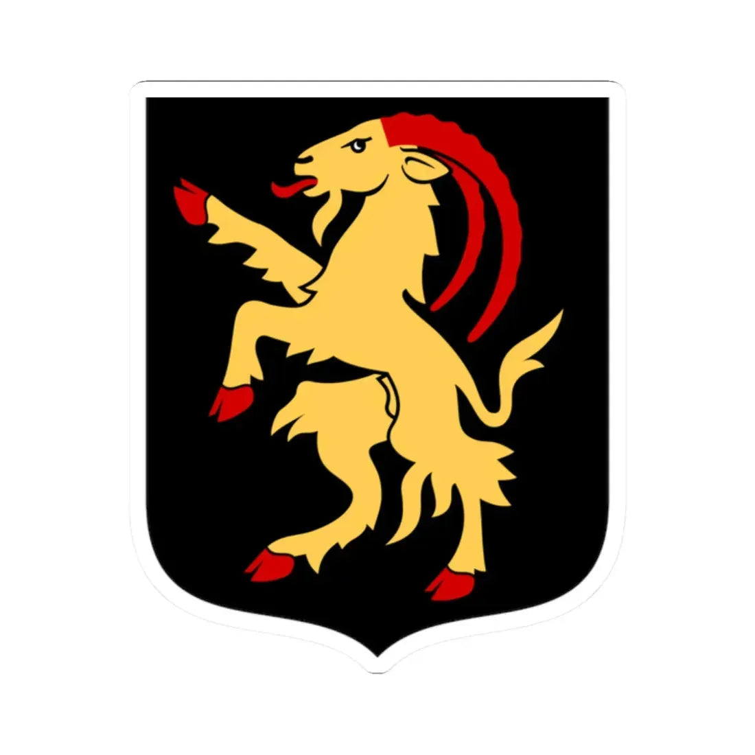 Hälsinglands vapen (Sweden) (Coat of Arms) STICKER Vinyl Kiss-Cut Decal 2 Inch White - The Sticker Space