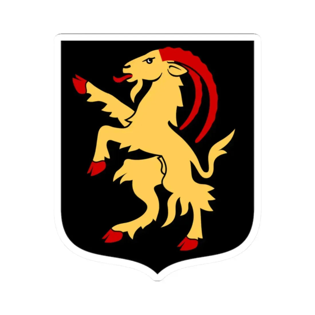 Hälsinglands vapen (Sweden) (Coat of Arms) STICKER Vinyl Kiss-Cut Decal 2 Inch White - The Sticker Space