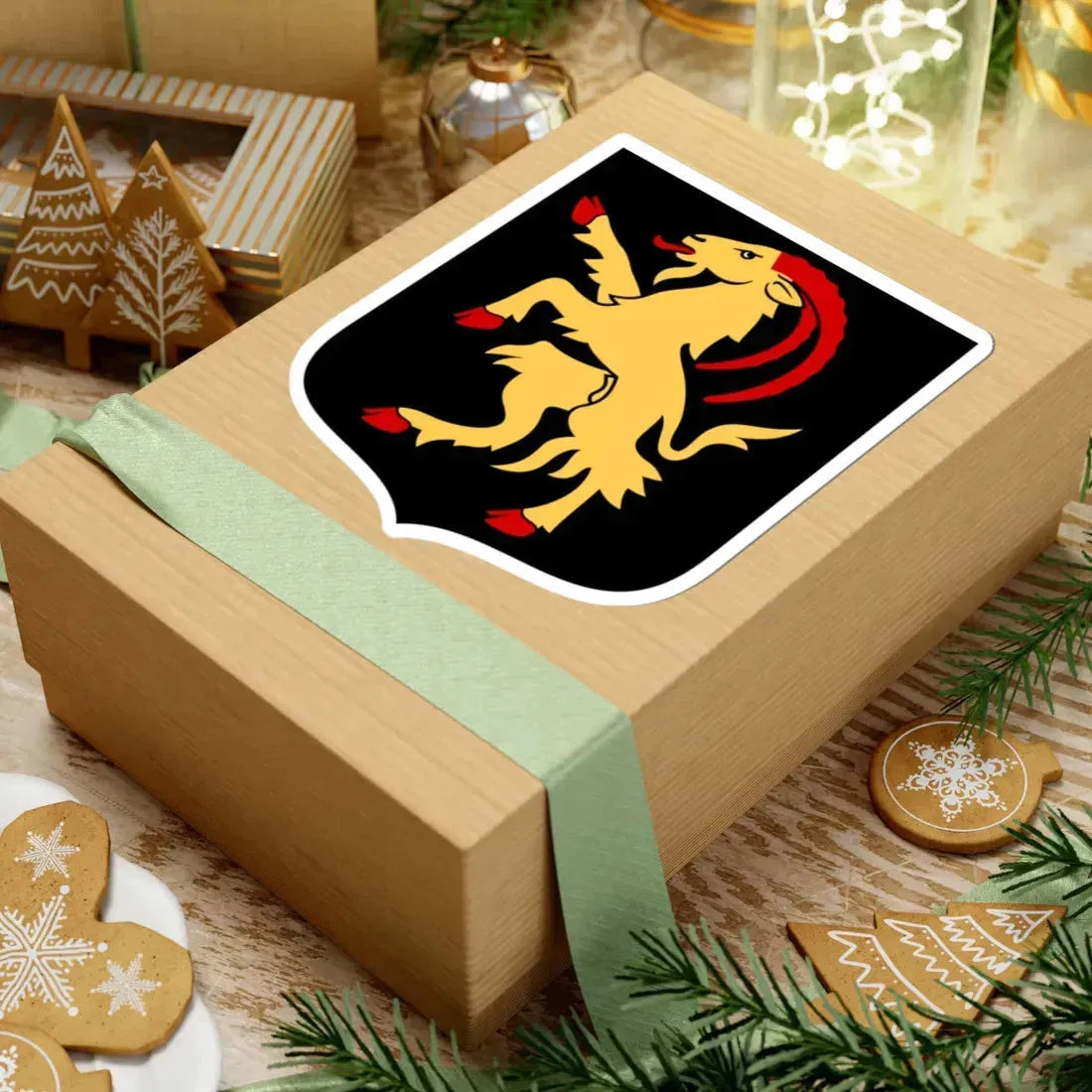 Hälsinglands vapen (Sweden) (Coat of Arms) STICKER Vinyl Kiss-Cut Decal - The Sticker Space
