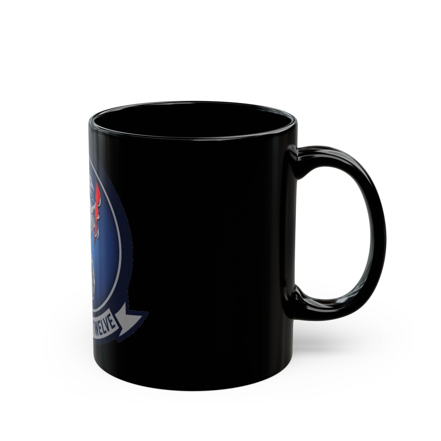 HM 12 Helicopter Mine Countermeasures Squadron 12 (U.S. Navy) Black Coffee Mug-The Sticker Space