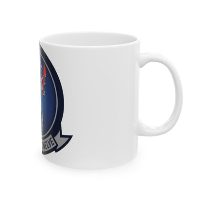 HM 12 Helicopter Mine Countermeasures Squadron 12 (U.S. Navy) White Coffee Mug-The Sticker Space