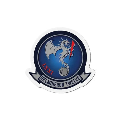 HM 12 Helicopter Mine Countermeasures Squadron 12 (U.S. Navy) Refrigerator Magnet - The Sticker Space