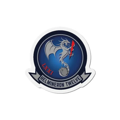 HM 12 Helicopter Mine Countermeasures Squadron 12 (U.S. Navy) Refrigerator Magnet - The Sticker Space