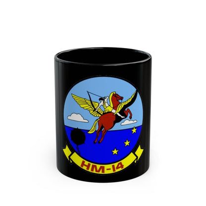 HM 14 1 (U.S. Navy) Black Coffee Mug-11oz-The Sticker Space