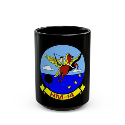 HM 14 1 (U.S. Navy) Black Coffee Mug-15oz-The Sticker Space