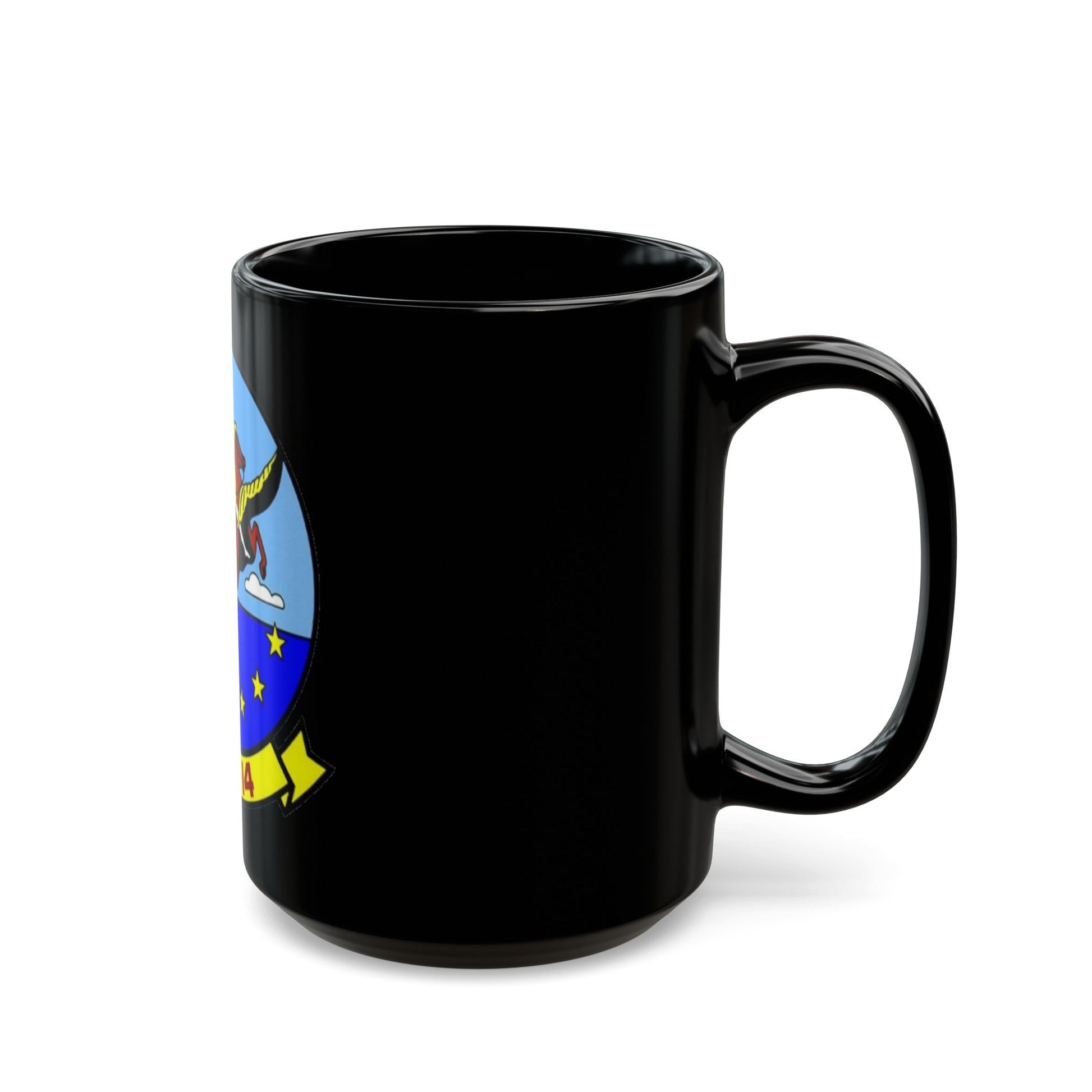 HM 14 1 (U.S. Navy) Black Coffee Mug-The Sticker Space