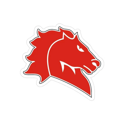 HM 14 (U.S. Navy) REVERSE PRINT Transparent Die-Cut STICKER 2 Inch Die-Cut Transparent - The Sticker Space