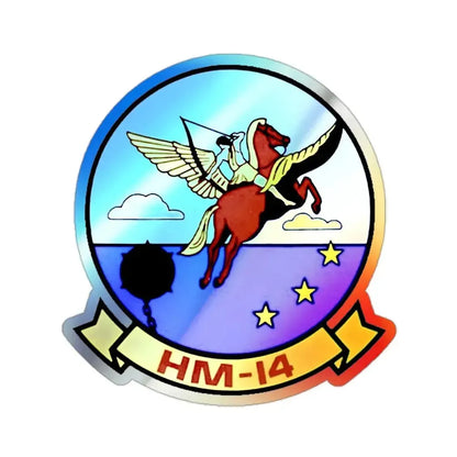 HM 14 v2 (U.S. Navy) Holographic STICKER Die-Cut Vinyl Decal - The Sticker Space