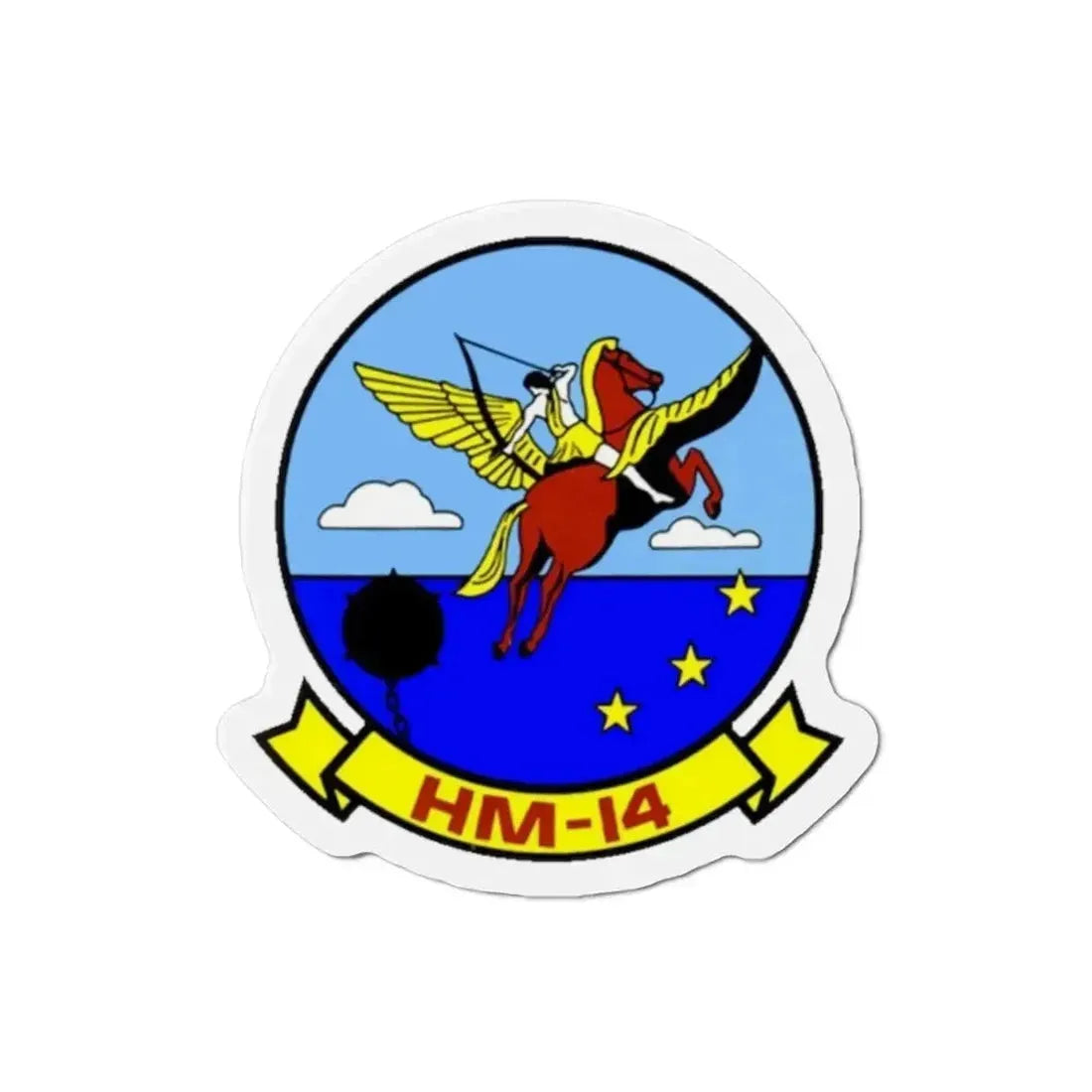 HM 14 v2 (U.S. Navy) Refrigerator Magnet - The Sticker Space