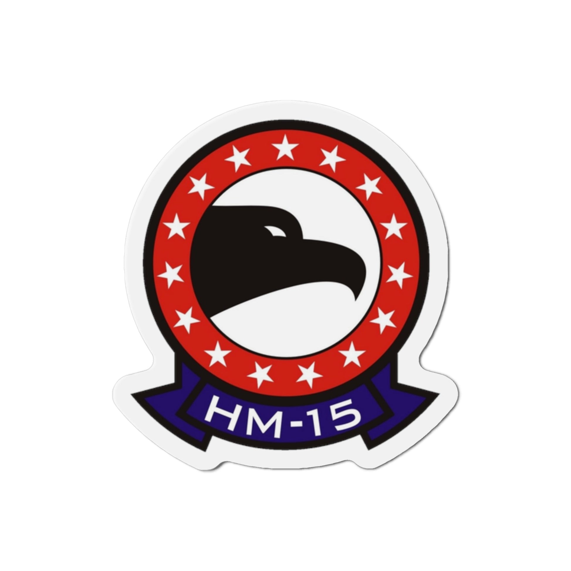 HM 15 Helicopter Mine Countermeasures Squadron 15 (U.S. Navy) Die-Cut Magnet-2" x 2"-The Sticker Space