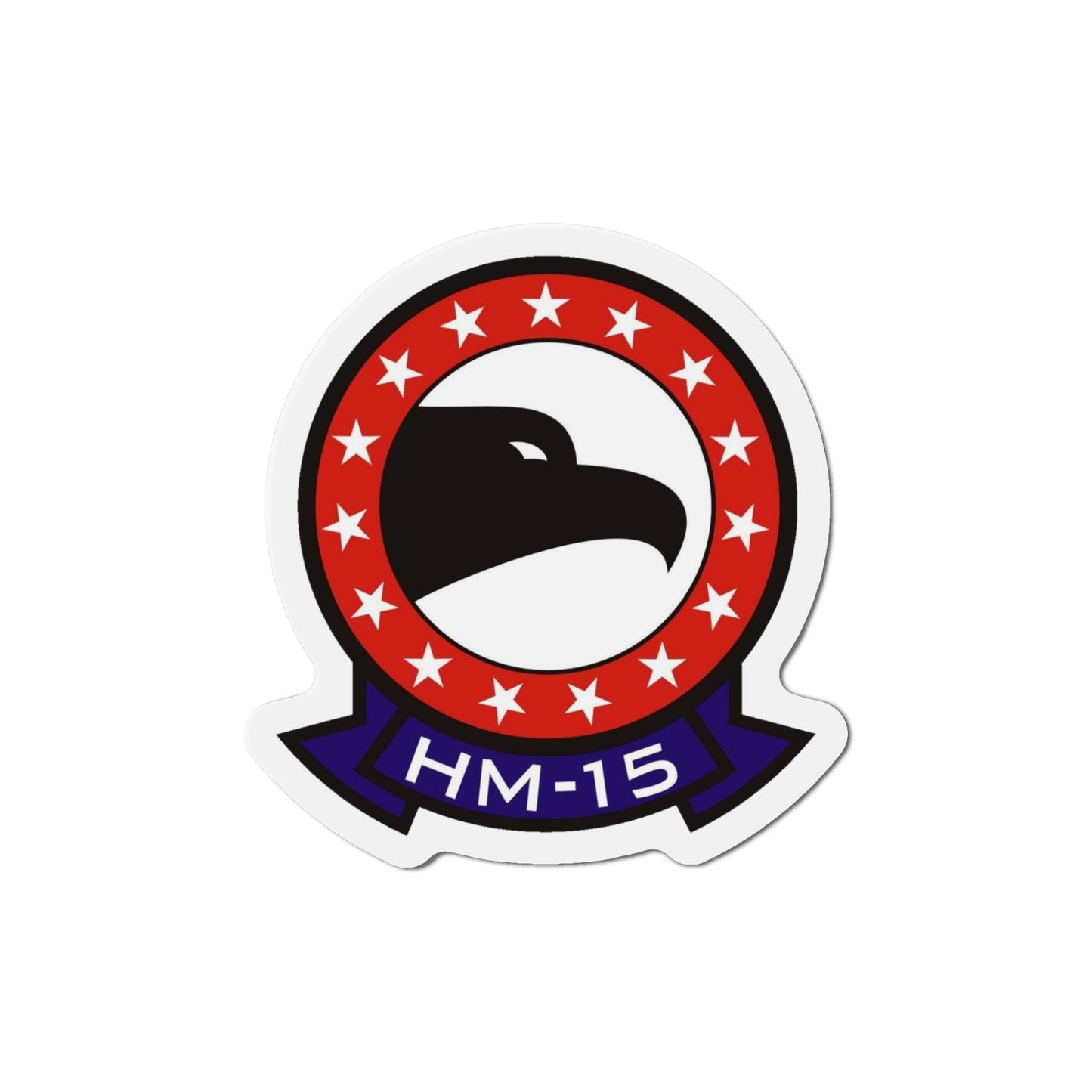 HM 15 Helicopter Mine Countermeasures Squadron 15 (U.S. Navy) Die-Cut Magnet-5" x 5"-The Sticker Space