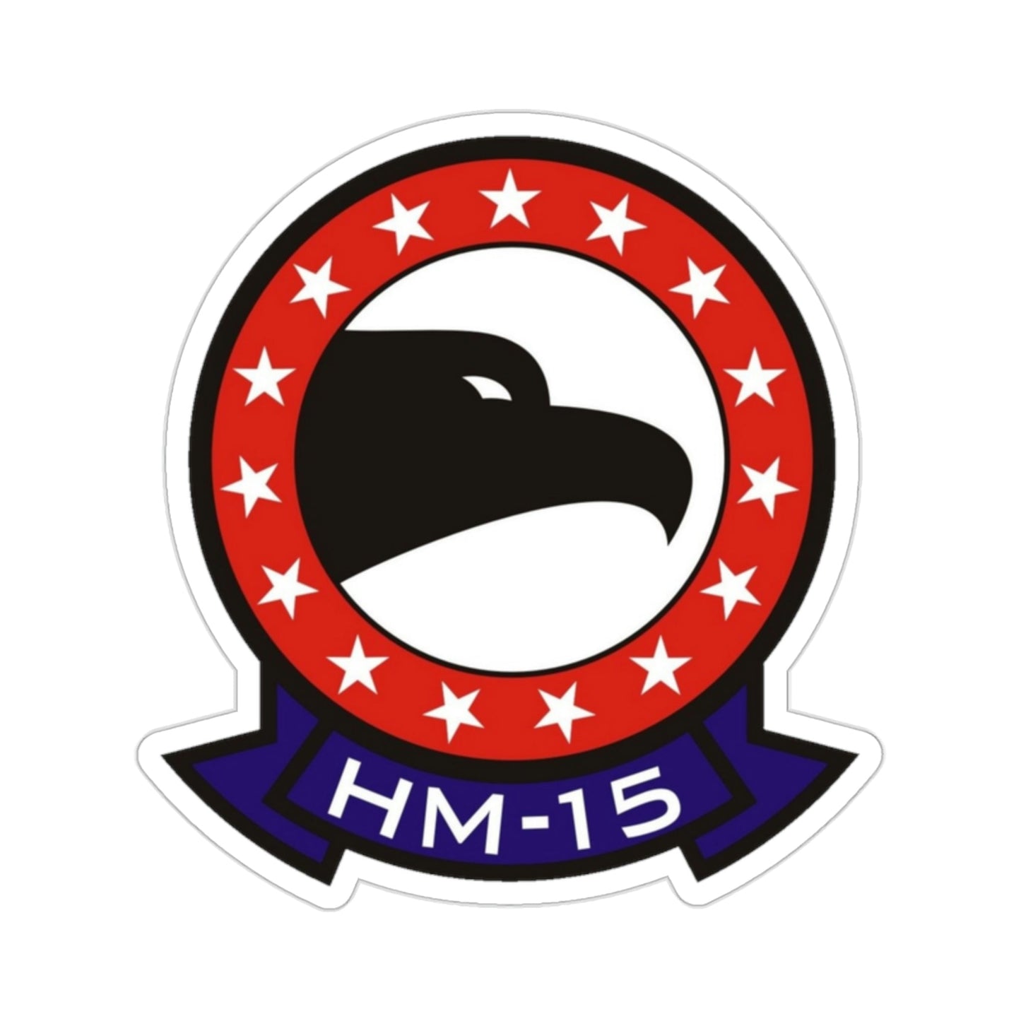 HM 15 Helicopter Mine Countermeasures Squadron 15 (U.S. Navy) STICKER Vinyl Die-Cut Decal-2 Inch-The Sticker Space