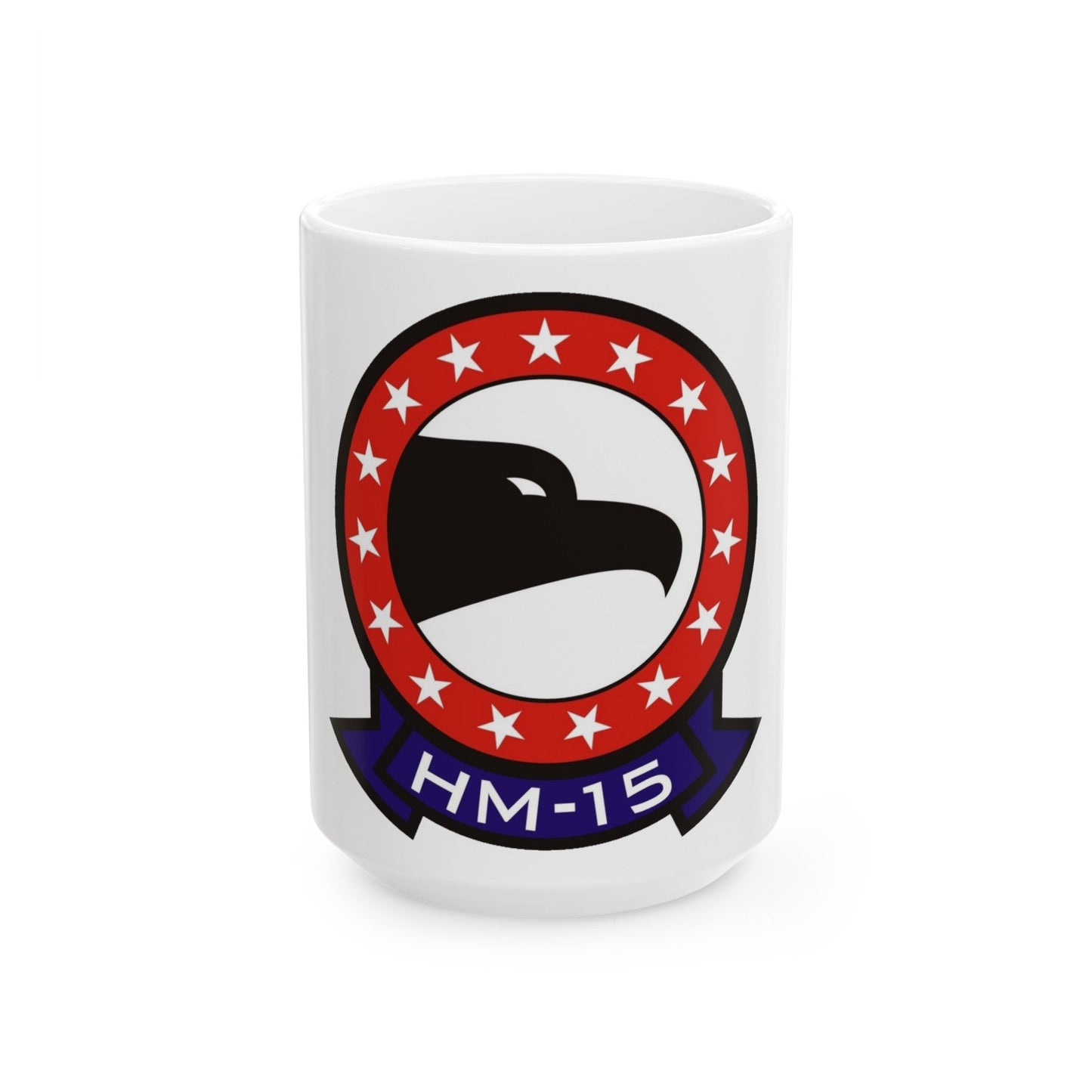 HM 15 Helicopter Mine Countermeasures Squadron 15 (U.S. Navy) White Coffee Mug-15oz-The Sticker Space