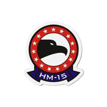 HM 15 Helicopter Mine Countermeasures Squadron 15 (U.S. Navy) Refrigerator Magnet 4 Inch - The Sticker Space