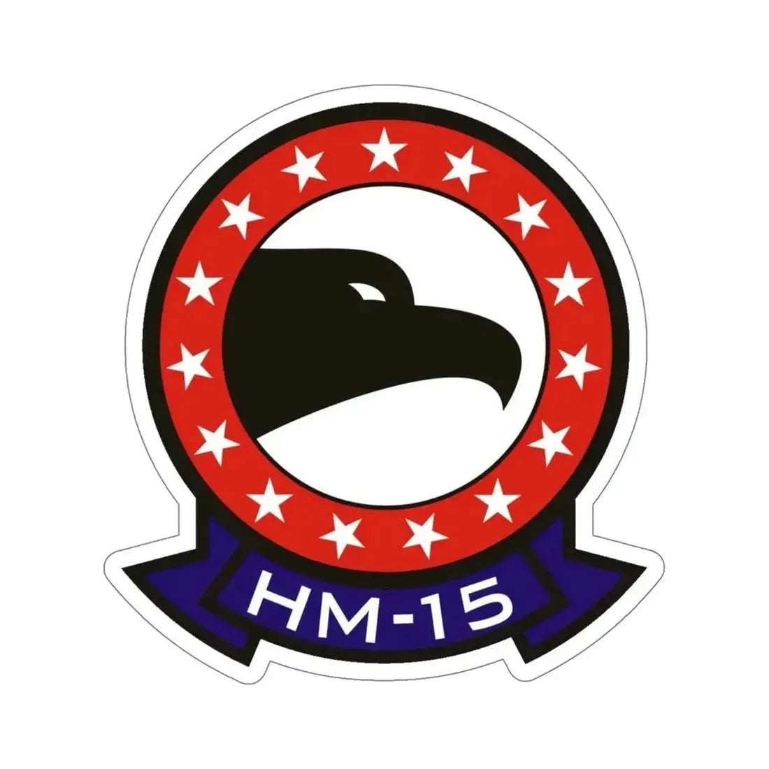 HM 15 Helicopter Mine Countermeasures Squadron 15 (U.S. Navy) STICKER Vinyl Die-Cut Decal - The Sticker Space