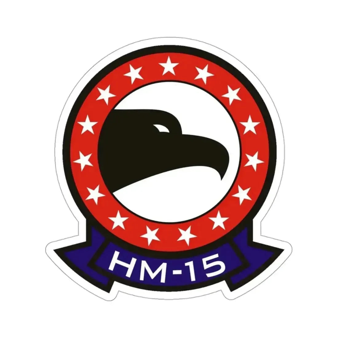 HM 15 Helicopter Mine Countermeasures Squadron 15 (U.S. Navy) STICKER Vinyl Die-Cut Decal - The Sticker Space