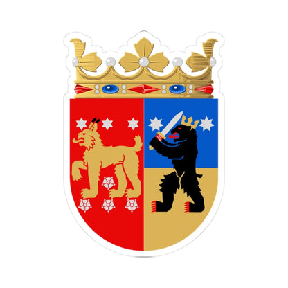 Hämeen lääni.vaakuna (Finland) (Coat of Arms) STICKER Vinyl Kiss-Cut Decal - The Sticker Space