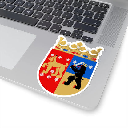 Hämeen lääni.vaakuna (Finland) (Coat of Arms) STICKER Vinyl Kiss-Cut Decal - The Sticker Space